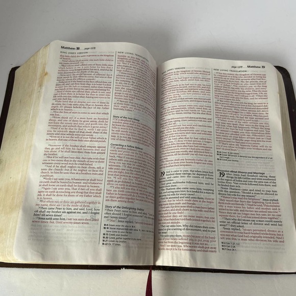 Holy Bible Parallel Edition King James Version 1997 with Jessie Copeland - Picture 7 of 10